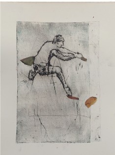Sebastián Sasín, Bouldering, papíroryt, 14 let, ZUŠ D. Lidmily Ostrava-Svinov